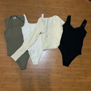 OQQ Bundle - Black, Cream, Olive